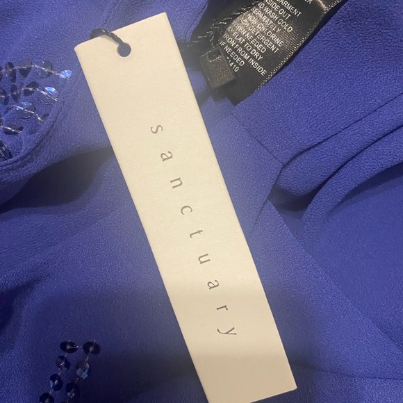 Revolve Sanctuary Sequins Tank Top Open Back Size S - Picture 8 of 11